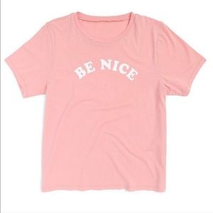 Ban.do “be nice” cameo pink tee